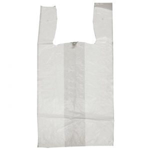 HDPE White T-Shirt Bags